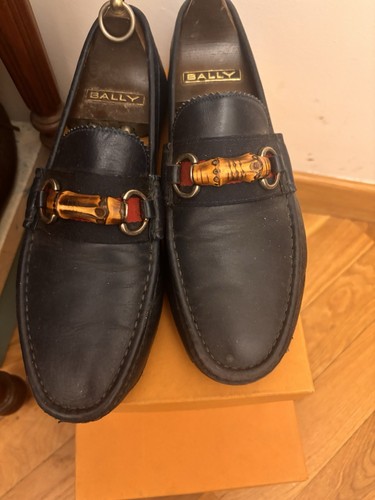 Mocassini uomo gucci bamboo - gucci,