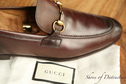 Gucci scarpe pelle marrone - in,