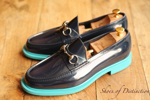 Mocassini gucci blu navy - mocassini,