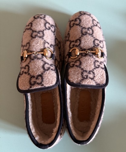 Gucci horsebit logo - logo, wool