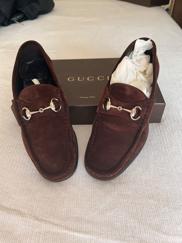 Mocassini gucci camoscio - "mocassini, in