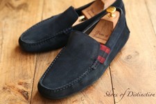 Scarpe Gucci blu scamosciate