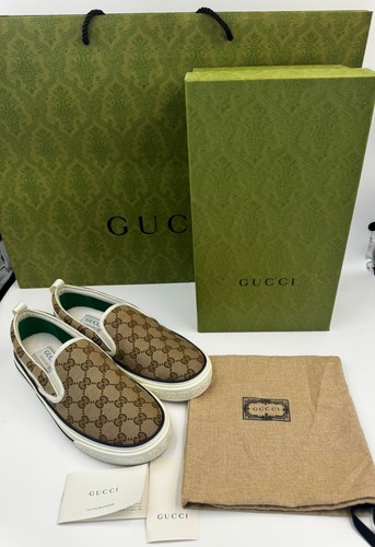 Mocassini gucci canvas eu - mocassini, 40