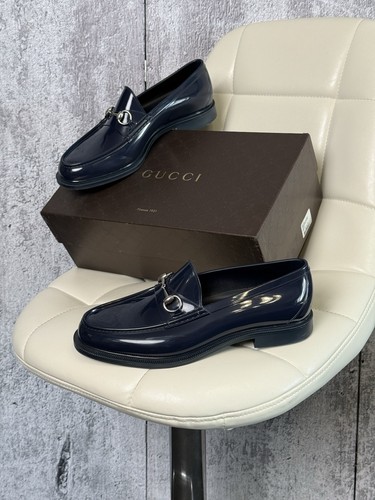 Mocassini gucci horsebit navy - horsebit,