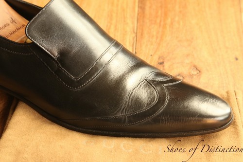 Gucci scarpe pelle nera - scarpe,