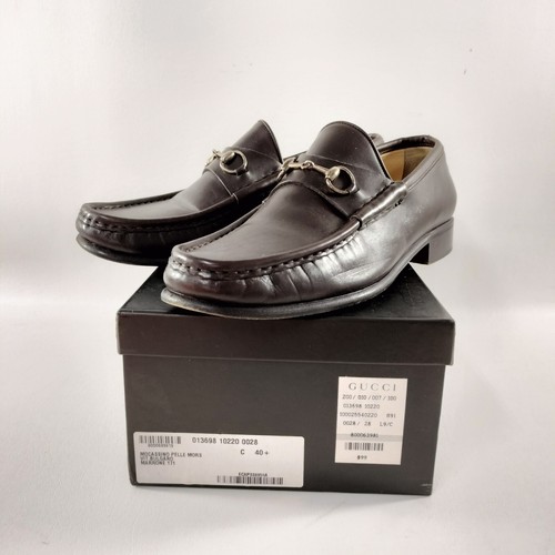 Gucci mocassino pelle - pelle, mors