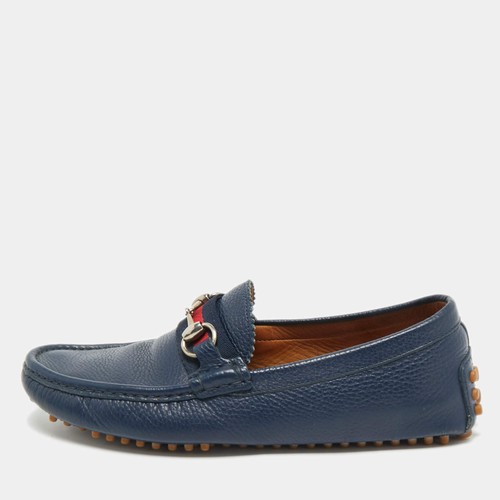 Mocassini gucci blu navy - gucci,