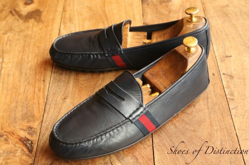 Scarpe mocassini gucci blu - scarpe,